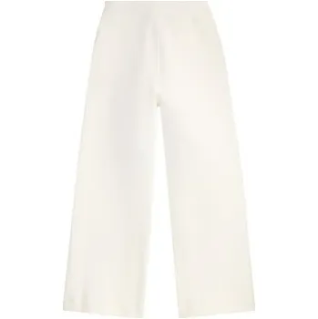 Dámské kalhoty Polo Ralph Lauren Teplákové kalhoty 313A96088002 Bílá Wide Leg L