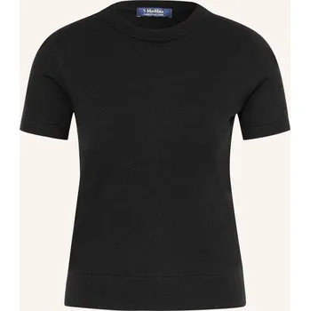 Dámský svetr S Max Mara Dámské Pletené Tričko Magenta, černá, 38