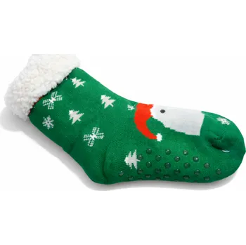 Dámské ponožky xcena Teplé zelené thermo vlněné ponožky Velikost: 36-39