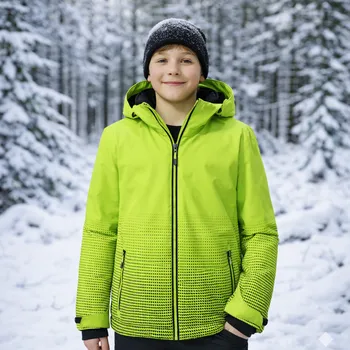 Chlapecká zimní bunda Killtec 162 limetková 116