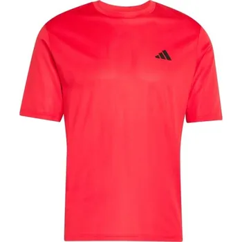 Pánské sportovní triko adidas WORKOUT ESSENTIALS BASE T-SHIRT M Červená, Černá