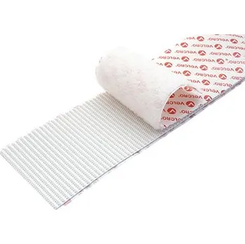 kabelová chránička VELCRO Páska se suchým zipem, extra pevná, nalepovací, 50mm x 1m, bilá (VEL-EC60242) - 25.16.5535