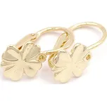 Zlaté dětské náušnice čtyřlístky 1,10g