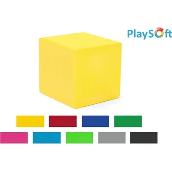 ostatní stavebnice PlaySoft Molitanová sedací KOSTKA 40x40 cm
