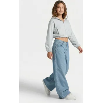 Dívčí oblečení Sinsay - Džíny s širokými nohavicemi - modrá - 804HB-05J - 804HB-05J-140
