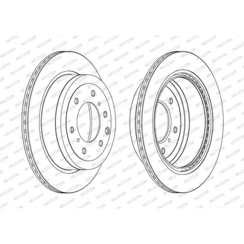 Auto-moto Brzdový kotouč FERODO DDF1965C