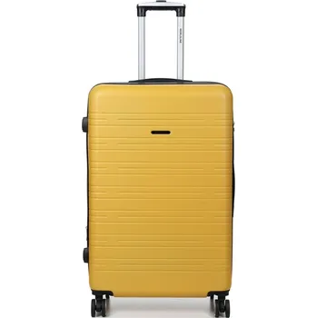 Worldline 627 Velký cestovní kufr na kolečkách, skořepinový 100 l žlutá