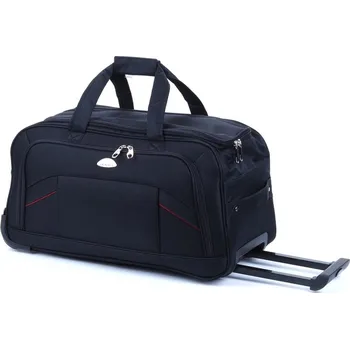 Cestovní taška Malá cestovní taška na kolečkách vyztužená 40 l Laurent FB1 černá