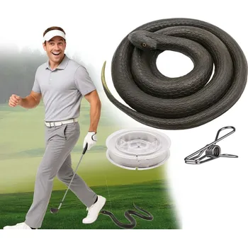 Karnevalový doplněk Had s nylonovou šňůrkou a klipem