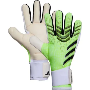 Fotbal Pánské brankářské rukavice adidas PREDATOR COMPETITION 10 Světle zelená, Bílá, Černá