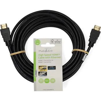 Video kabel Nedis CVGL34060BK75 HDMI 4K@60Hz 7,5 m