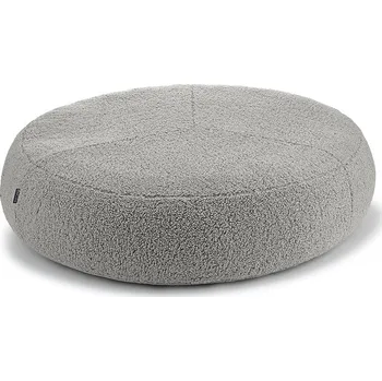 pelíšek pro malé zvíře Šedý pelíšek pro psa z materiálu bouclé ø 70 cm Senso Pouffe Pebble S/M – MiaCara ID_1675808