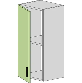 Kuchyňská linka Slevadoma Horní skříňka T-35-V | CARLINA Barva dvířek: dub sonoma, Barva korpusu: bílá