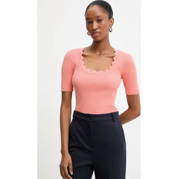 Pánské tričko Tričko Silvian Heach ULDRIK GPP26392MA růžová 30X, vel. S