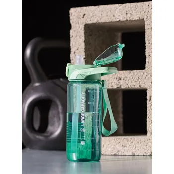 Láhev Sinsay - Lahev na vodu s&nbsp;poutkem - tyrkysová - 350HD-66X - 350HD-66X-ONE