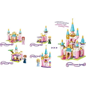 ostatní stavebnice QMAN Princess Leah 2613 - Zámek - 1 část