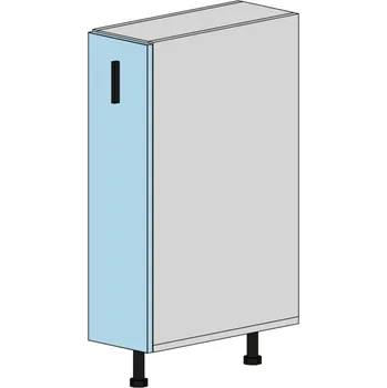 Kuchyňská linka Slevadoma Spodní skříňka E-20-K Barva dvířek: beton, Barva korpusu: beton