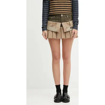 Dámská sukně Vlněná sukně Andersson Bell Inside Out Pleats, 34, zelená, 81X