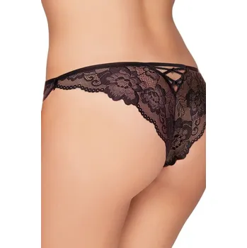 Kalhotky Krajkové kalhotky brazilky 91 černé L