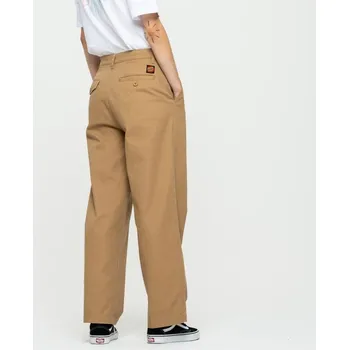 Dámské oblečení SANTA CRUZ kalhoty - Nolan Chino Camel (CAMEL) velikost: 10
