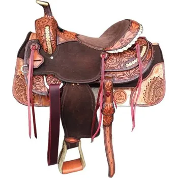 Jezdecké sedlo *W* Westernové sedlo Roper FQH/16+zadní podbřišník