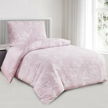 Povlečení Žakárové povlečení Alabama růžová, 140 x 200 cm, 70 x 90 cm