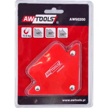 Příslušenství ke svářečce AWTools MAGNETICKÝ ÚHEL SVAŘOVÁNÍ 11,5KG.82x120x13 AW50200