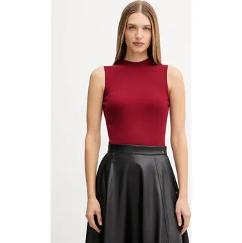 Pánská vesta Vesta BOSS Feskies 50473237 burgundské 83X, vel. XL