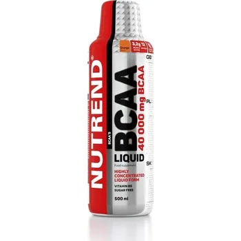 Aminokyselina Nutrend BCAA Liquid 500 ml pomeranč