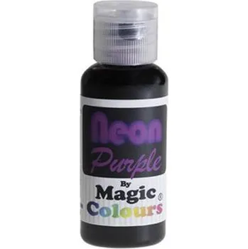 Potravinářské barvivo Neonová gelová barva 32g Purple - Magic Colours