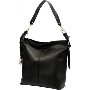 Kabelka Kožená kabelka Gregorio 1714 DOLLARO - černá