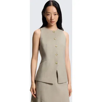 Dámská vesta Dámská vesta BOSS Black Juleran 50554964 béžová Velikost: 38