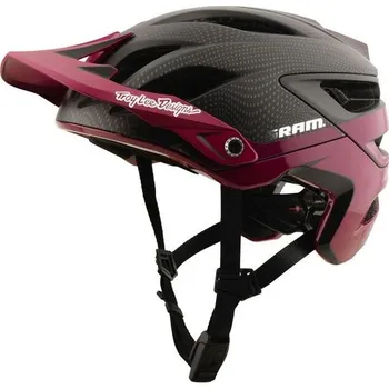 Cyklistická přilba Troy Lee Designs Helma Troy Lee Designs A3 X SRAM RADIOSCAPE BLK / BERRY 2025 - M-L (57-59cm)