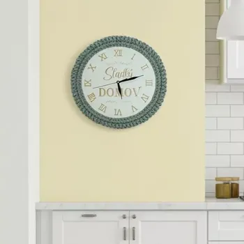 Hodiny Nástěnné hodiny - divoká máta (hodiny)