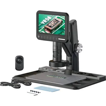 Mikroskop W-Star WSG318 - Digitální Mikroskop 7" IPS, 1600x zvětšení, 12 Mpx, LED osvětlení, Full HD