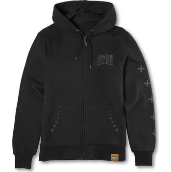 Pánská mikina ETNIES mikina - X Apache Zip Hoodie Black (001)