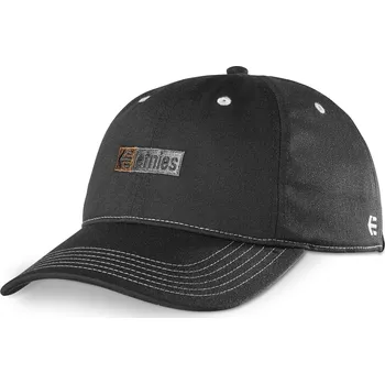 Módní doplněk ETNIES kšiltovka - New Box Strapback Black/Brown/Grey (591)