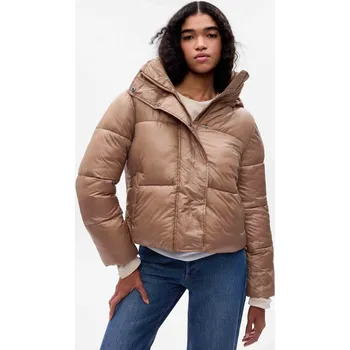 Dámská softshellová bunda Dámská zimní prošívaná bunda crop primaloft® GAP XL