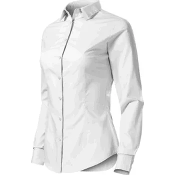 Dámská košile Košile dámská s dlouhým rukávem Style LS Popelín 100 % bavlna
