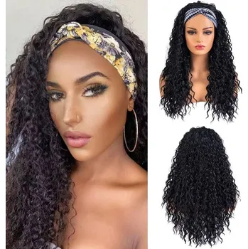 Paruka Dámská černá kudrnatá paruka BESTUNG