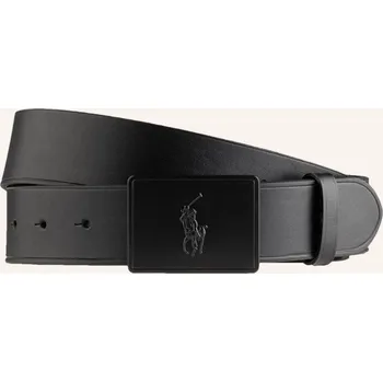 Módní doplněk Polo Ralph Lauren Pánský Kožený Opasek, černá, 95