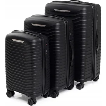 Kufry z polypropylenu Toscanio - Příruční - Střední - Velký - Sada 3 ks