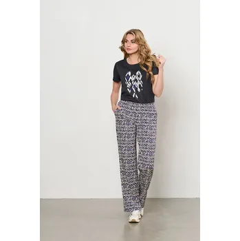 Dámské kalhoty &Co Woman Schwarz/ Blau 3460489 L