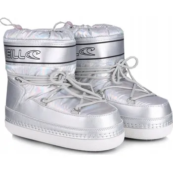 Dámská zimní obuv Dámské sněhule O'Neill 90253012.99S IRIDESCENT stříbrné EKO VEL..40