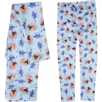 EplusM dětské legíny dlouhé klasické polyester modré velikost 110