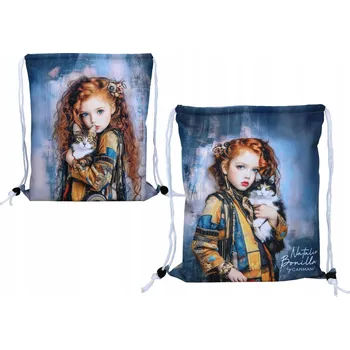 Městský batoh Carmani, batoh/vak 36x43 cm - N. BONILLA/Kočičí příběhy Mii