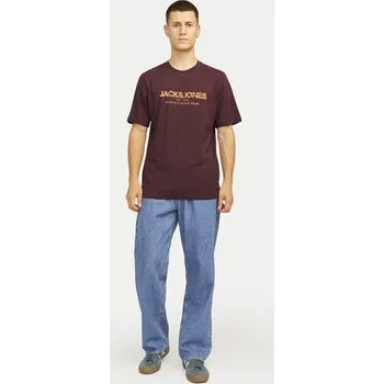 Pánské tričko Jack & Jones T-Shirt Alvis 12256803 Červená Standard Fit S