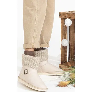 Dámské kozačky Boty Blackfield Creme 2514685 37