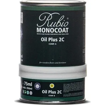 Olej na dřevo Rubio Monocoat 2C Oil Plus různé odstíny 6 ml vzorek smoke