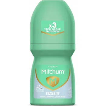 Mitchum 48HR Protection Unscented Roll-On Antiperspirant pro Ženy 50 ml